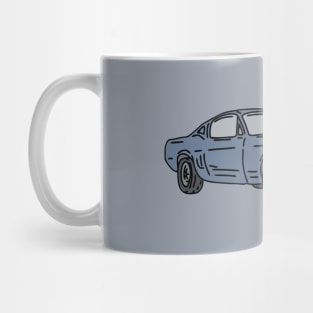 super vintage old car Mug